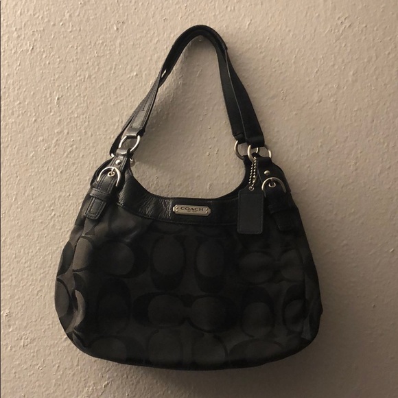 Black Coach Purse - Picture 1 of 3